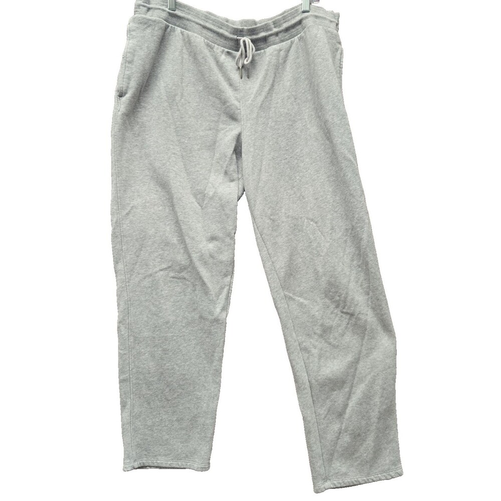 All In Motion Sweatpants Mens XL Gray Heather Fleece Jogger Drawstring Athletic